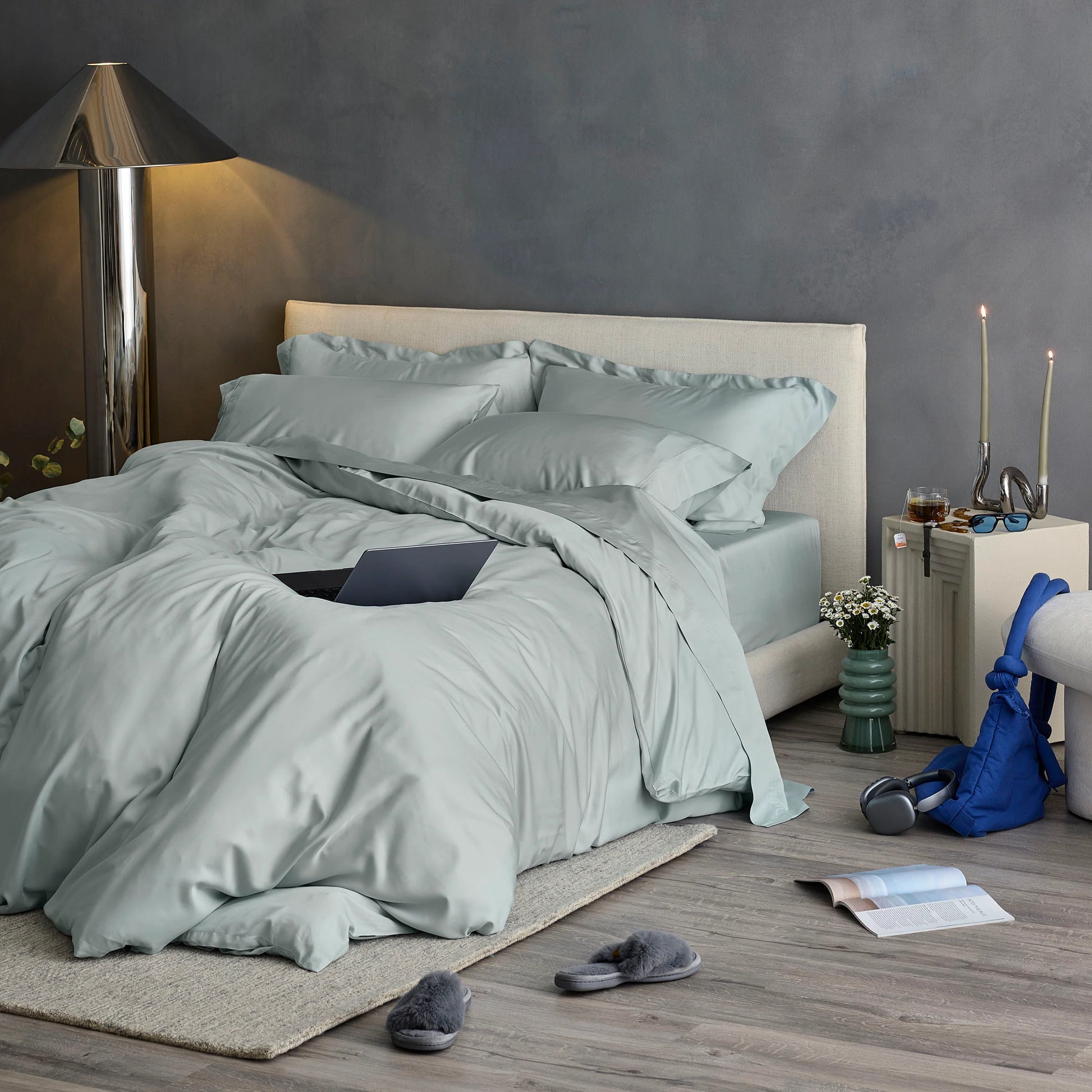 Iced Cooling Bamboo Weighted Blanket
